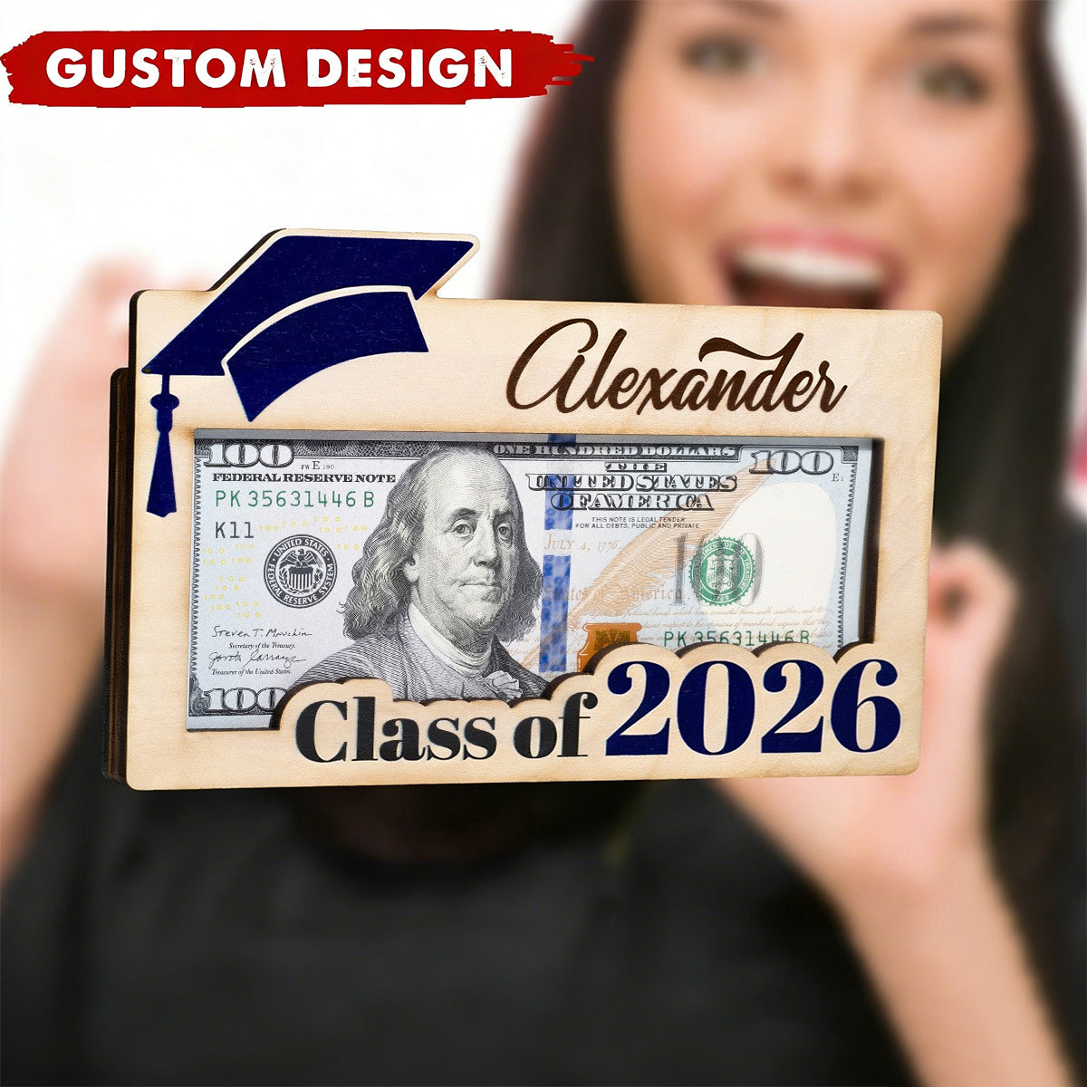 Graduation Money Holder Personalized Graduation Gift