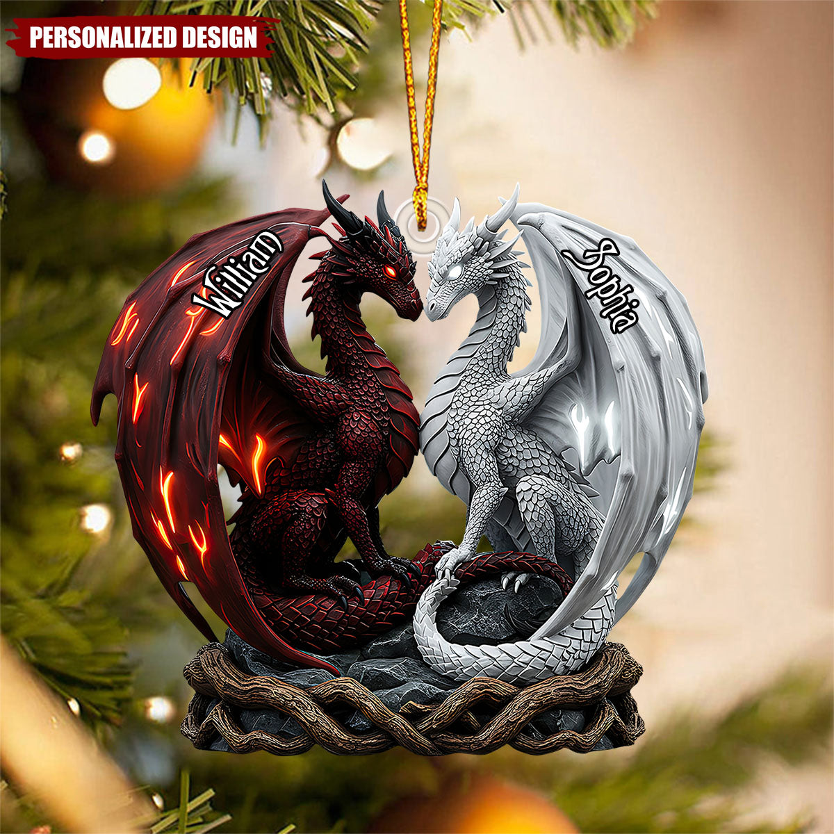 You & Me-Personalized Couple Christmas Ornament-Gift For Couple