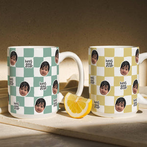 Personalized Best Dad Ever Retro Mug - Gift For New Dads & Father’s Day