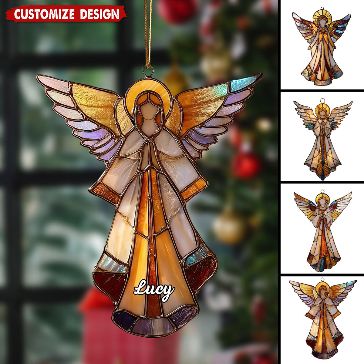 Personalized Guardian Angel Ornament