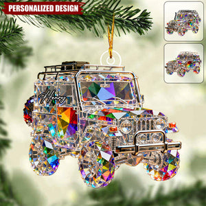 Personalized Car Crystal Ornament