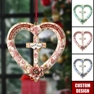 Personalized Couple Christmas Ornament