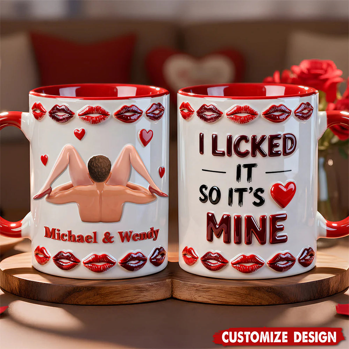 Funny Coffee Accent Mug - Personalized Gifts For Couple