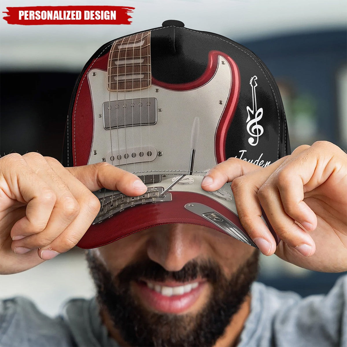 Personalized Cap-Gift For Guitarist, Guitar Lover