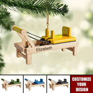 Pilates Art - Personalized Pilates Equipment Ornament