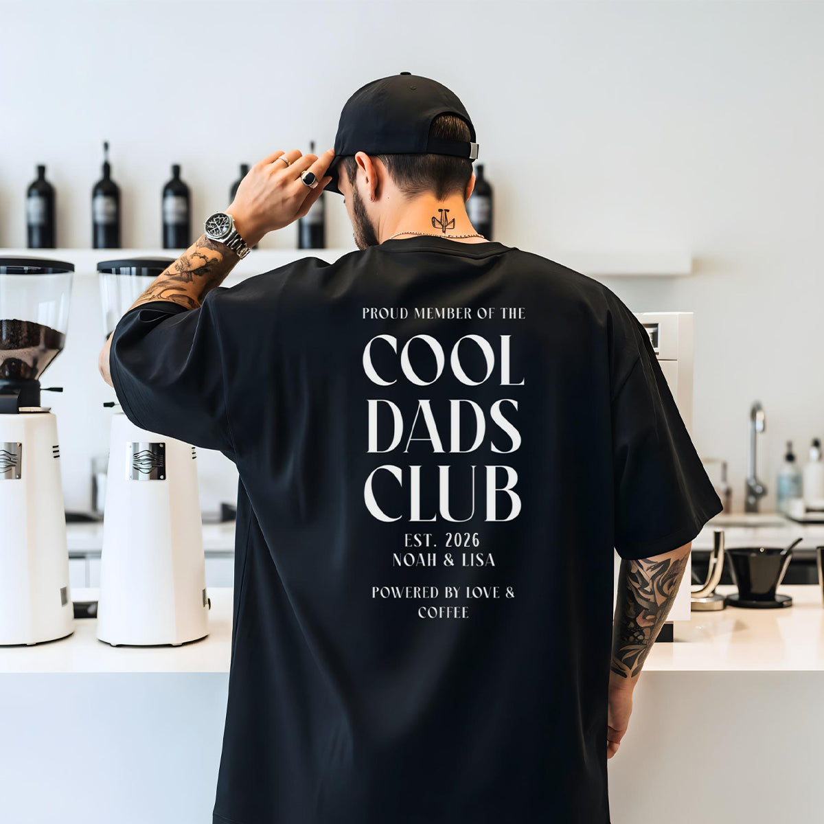 Personalized Cool Dads Club Papa T-Shirt - Gift For Dad Grandpa