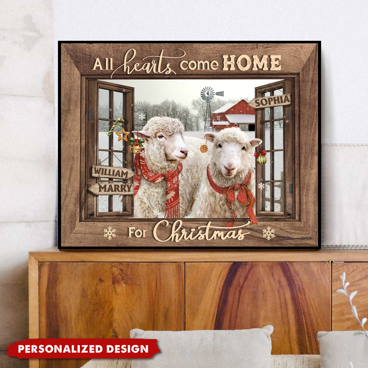 It’s Wonderful Time Of The Year  -Personalized Family Member Christmas Poster