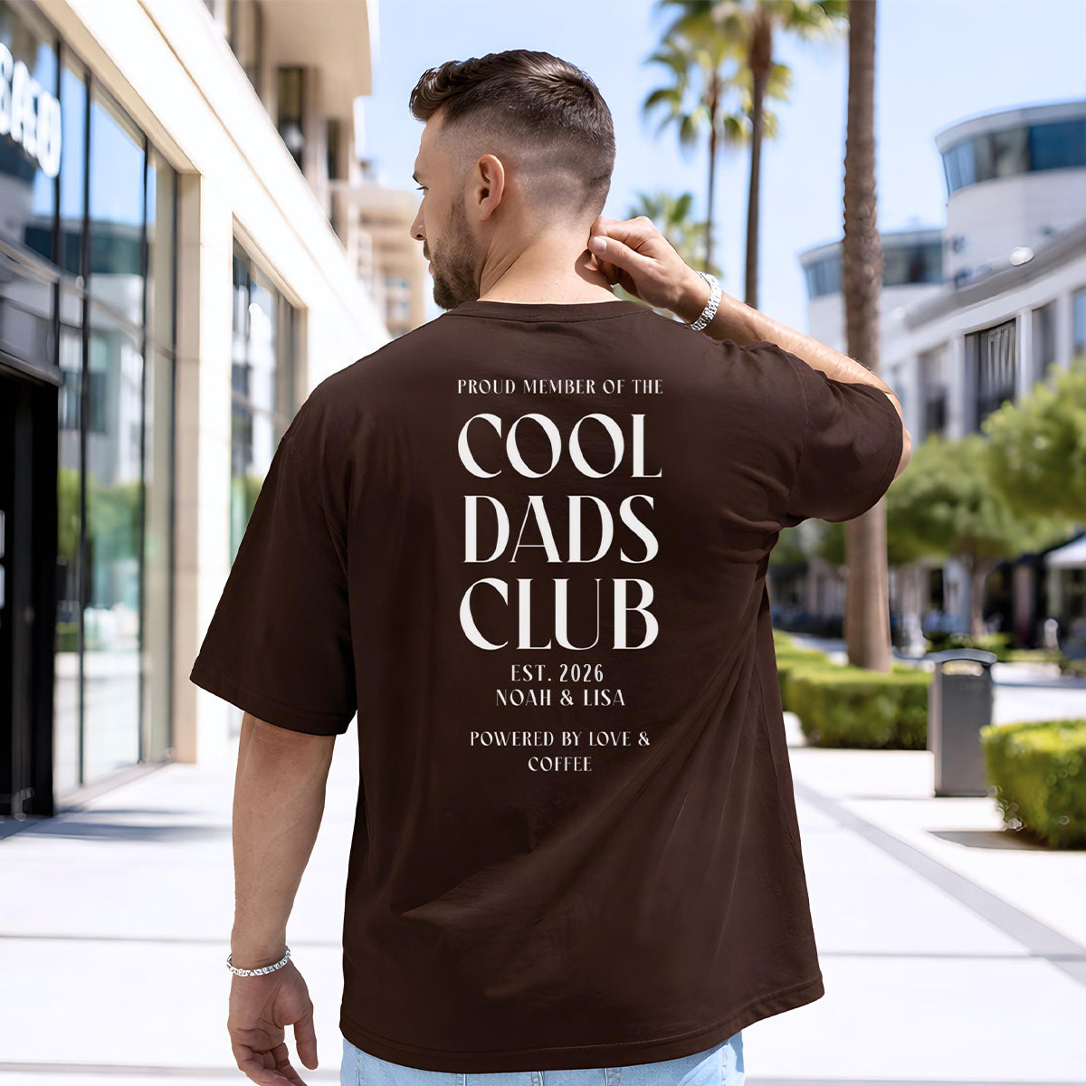 Personalized Cool Dads Club Papa T-Shirt - Gift For Dad Grandpa