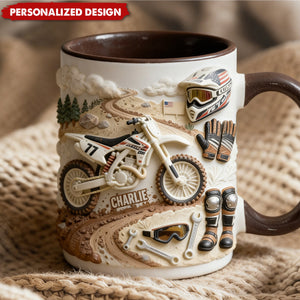 Cool Dirt Bike,Motocross-Personalized Dirt Bike Mug