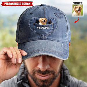 Personalized Upload Photo Dog Cap-Gift For Dog Lover