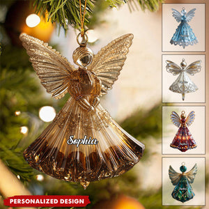 Personalized Angel Christmas Ornament Gift For Lover