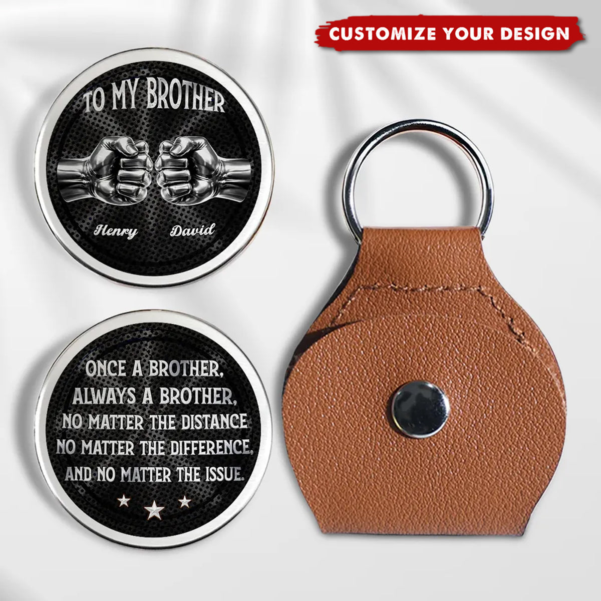 Soulmate Best Friend - Personalized Custom Pocket Hug