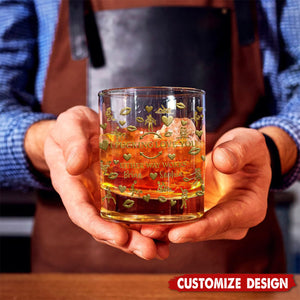 I Love You - Personalized Couple Whiskey Glass - Gift For Couple