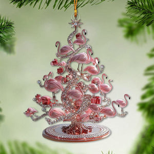Flamingo Christmas Tree Ornament - New Release