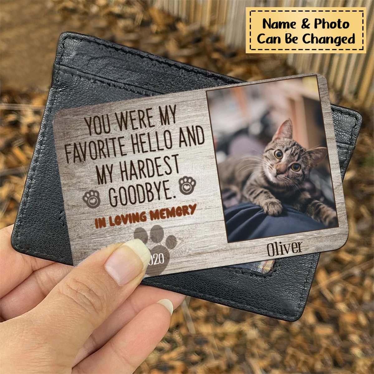 “You Were My Favorite Hello And My Hardest Goodbye” Personalized Memor ...