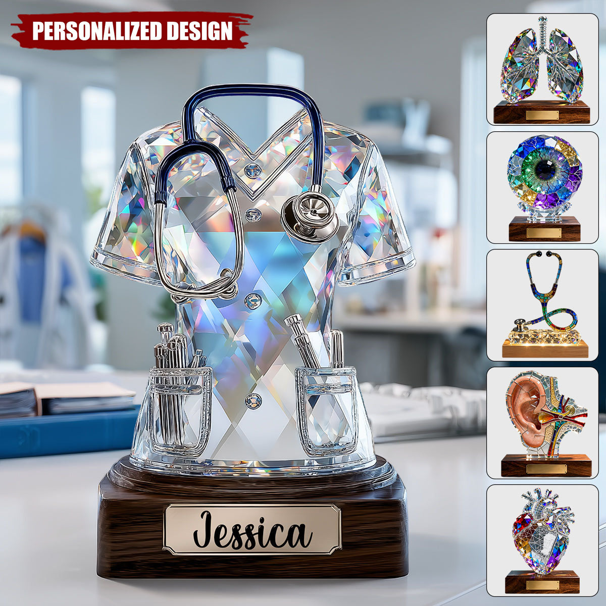 Love Nurse Life-Personalized Nurse Acrylic Plaque