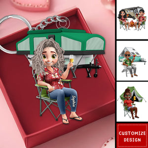 Making Memories One Campsite At A Time-Personalized Keychain