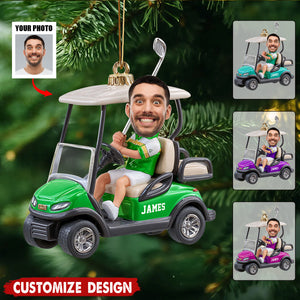 Personalized Golf Acrylic Ornament - Gift for Golf Lovers