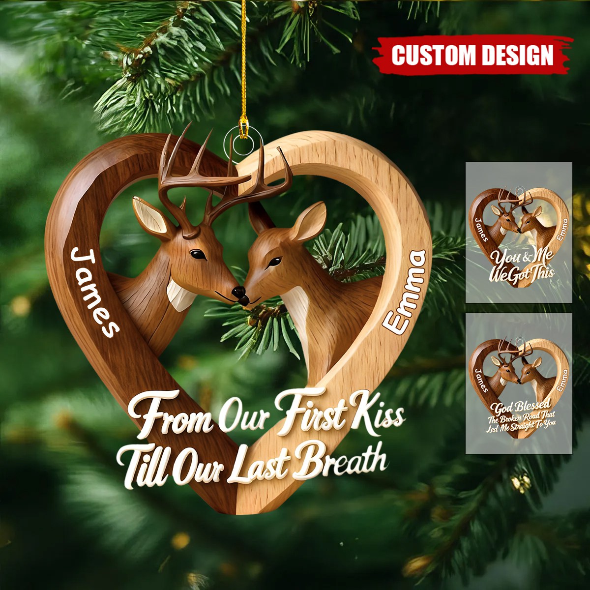 You & Me We Got This - Personalized Acrylic Ornament