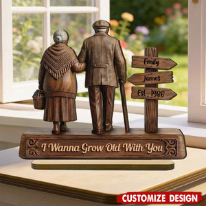 Personalized  Wooden Plaque -Gift for Couple