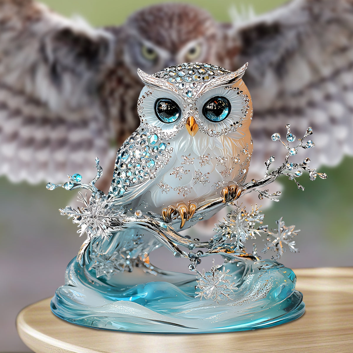 Elegant Owl Acrylic Plaque