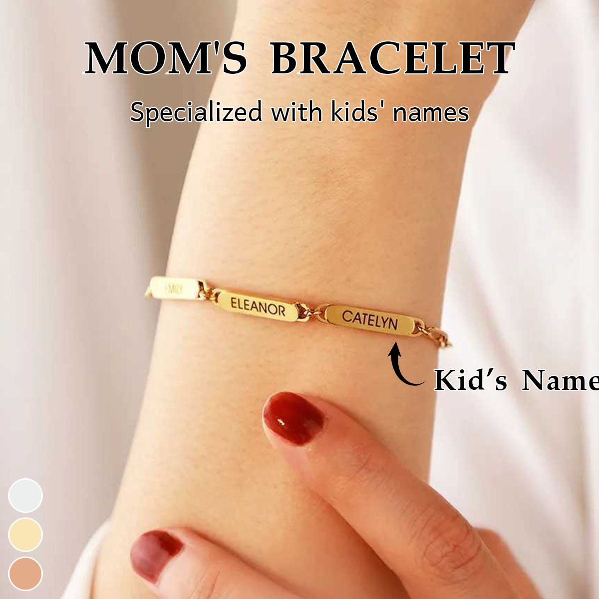 Personalized Mini Name Bar Bracelet