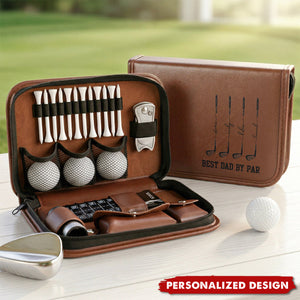 Best Dad By Par, Best Grandpa By Par-Personalized Golf Bag