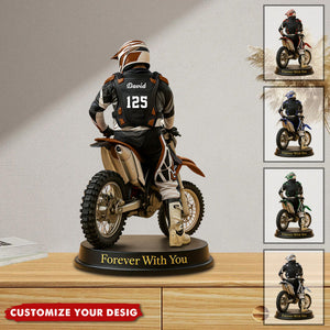 Personalized Motocross Racer Acylic Plaque