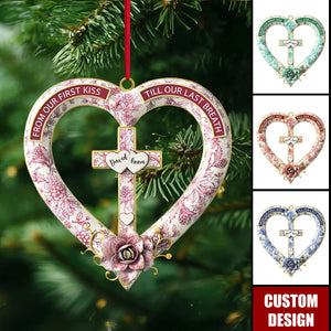 Personalized Couple Christmas Ornament