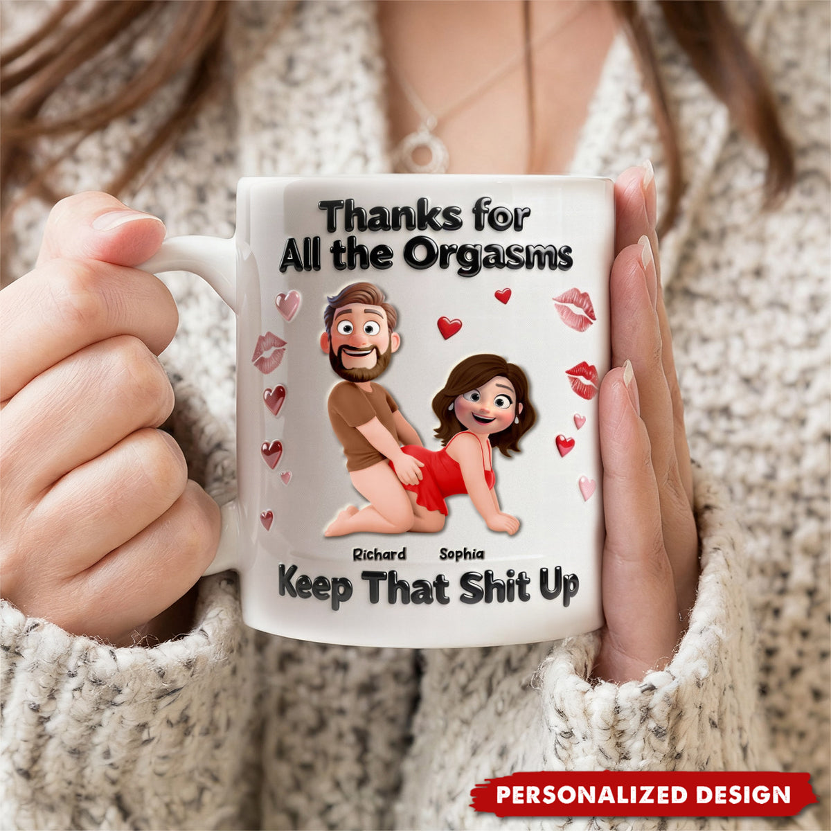 Personalized Naughty Couple Coffee Mug -Gift for Couples