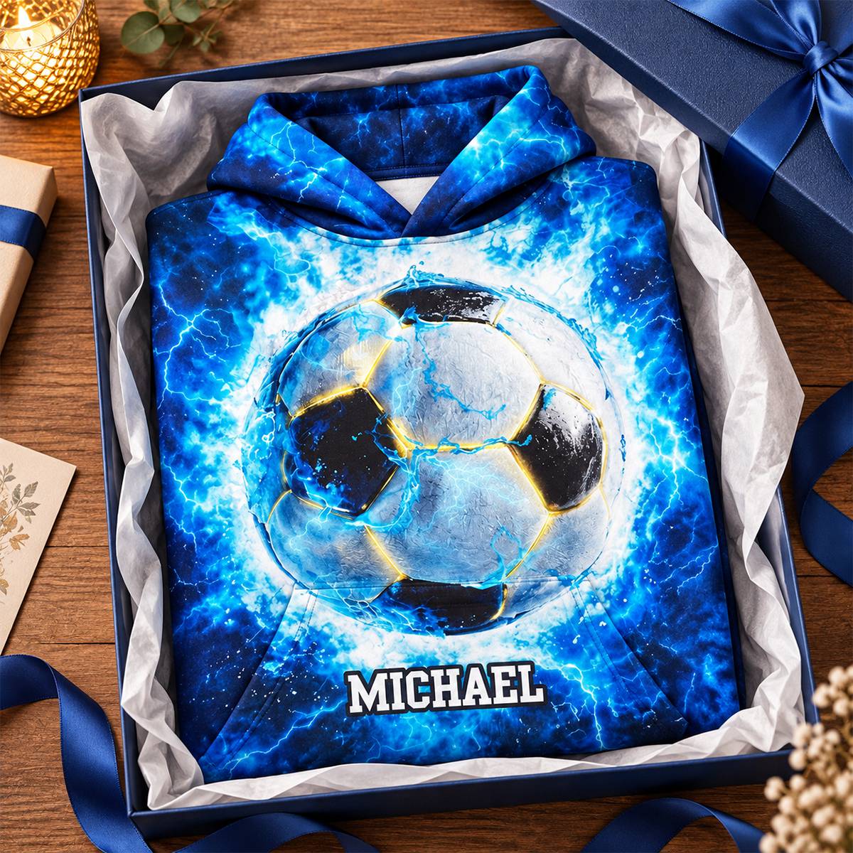 Flame Design For Baseball, Softball, Soccer, Football, Basketball, Hockey Lover - Personalized Hoodie