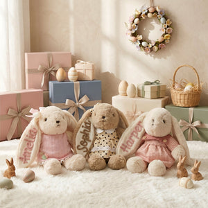 Personalized Bunny Plush - Gift For Girl,Baby,Granddaughter