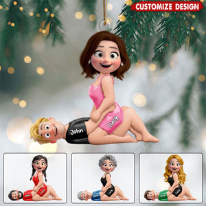 Personalized Naughty Couple Ornament