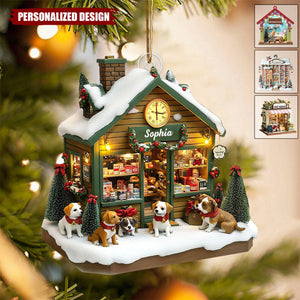 Personalized Pet Shop Christmas Ornament-Gift For Pet Lover