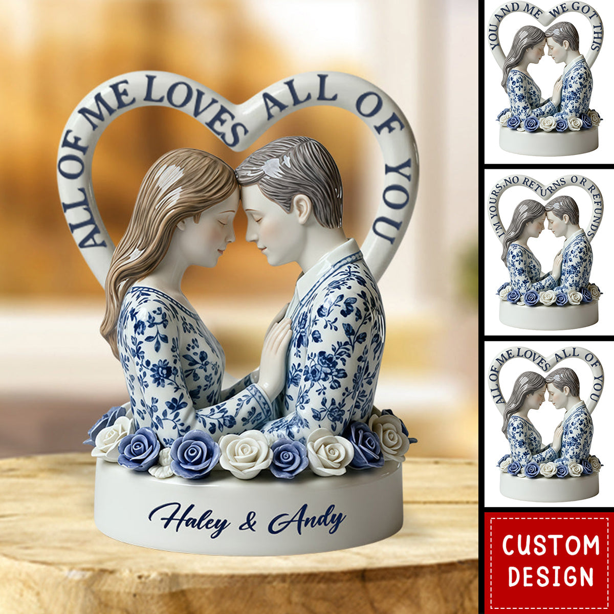 Toile De Jouy Couple You And Me We Got This - Personalized Couple Custom Shaped Acrylic Plaque