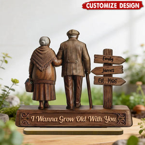 Personalized  Wooden Plaque -Gift for Couple