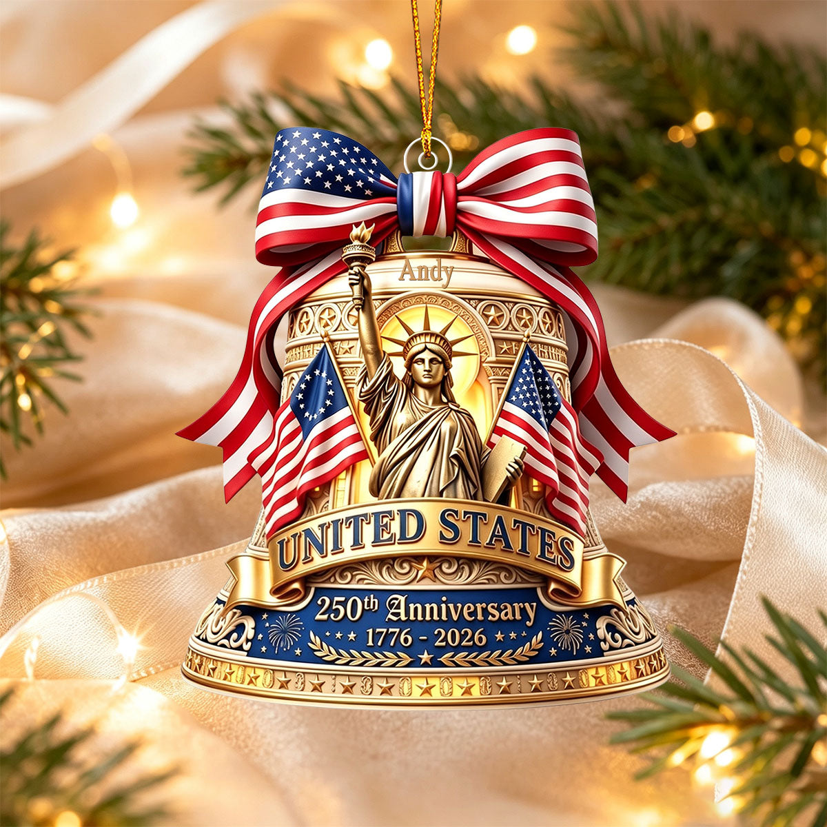 250th Anniversary of Americana ，Ornament Independence Day Gift