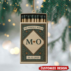 Personalized Perfect Matchbox Ornament