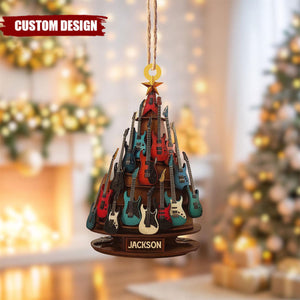 Personalized Electric Guitar Ornament