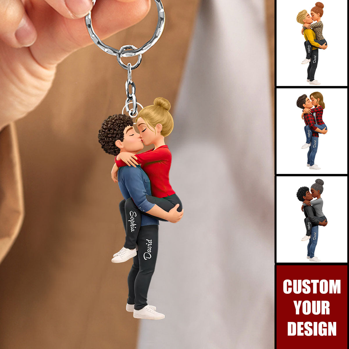 You Are The Missing Piece To My Heart - Personalized Acrylic Keychain