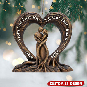 Heart Of The Trees - Personalized Couple Christmas Ornament