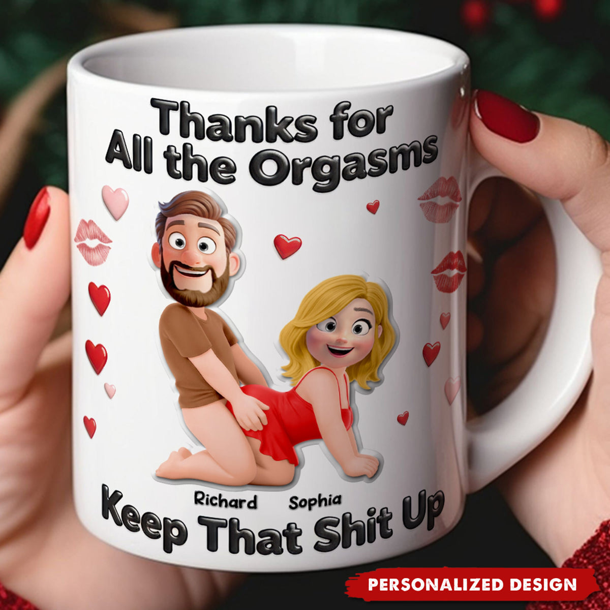 Personalized Naughty Couple Coffee Mug -Gift for Couples