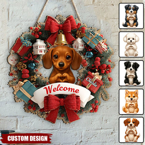 Welcome Home - Personalized Pet Custom Shaped Wood Sign