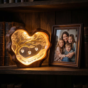 Sweet Little Love Heart Light Box-Personalized Gifts For Mom