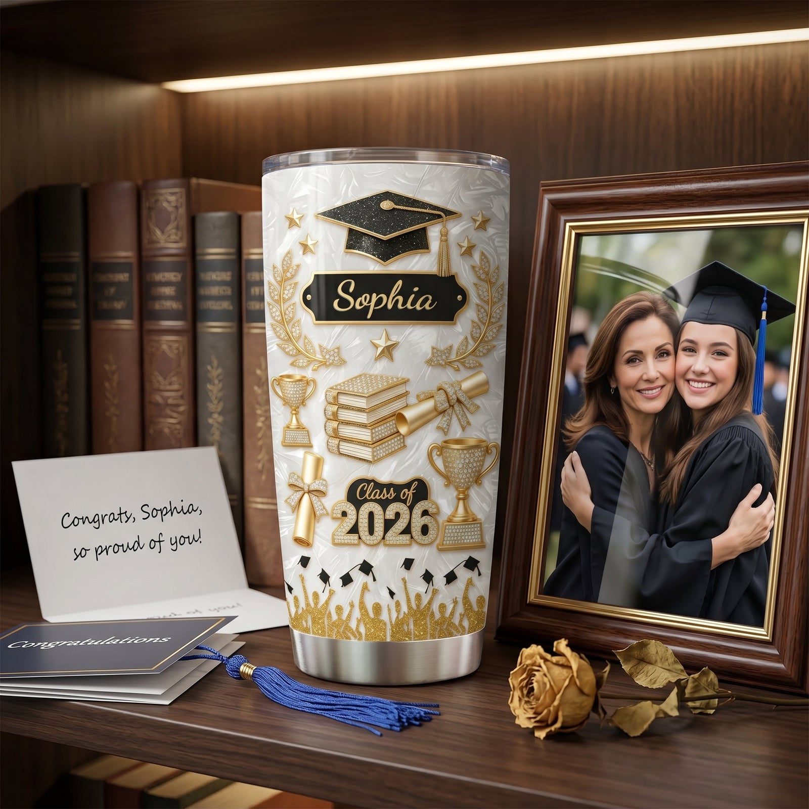 Personalized 2026 Graduation Tumbler