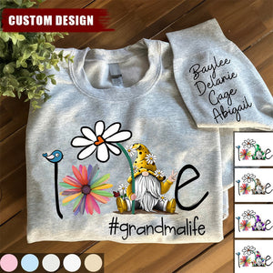 Flower Love Grandma Life Sweatshirt