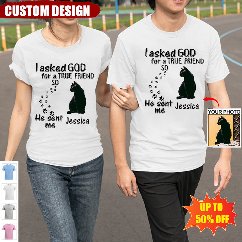 Personalized God Sent Me The Pet Classic Unisex T-Shirt