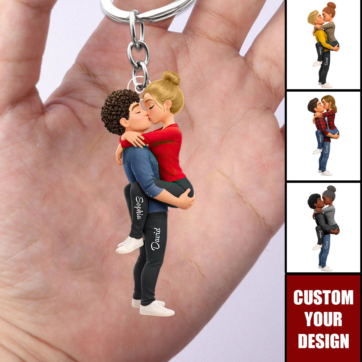You Are The Missing Piece To My Heart - Personalized Acrylic Keychain