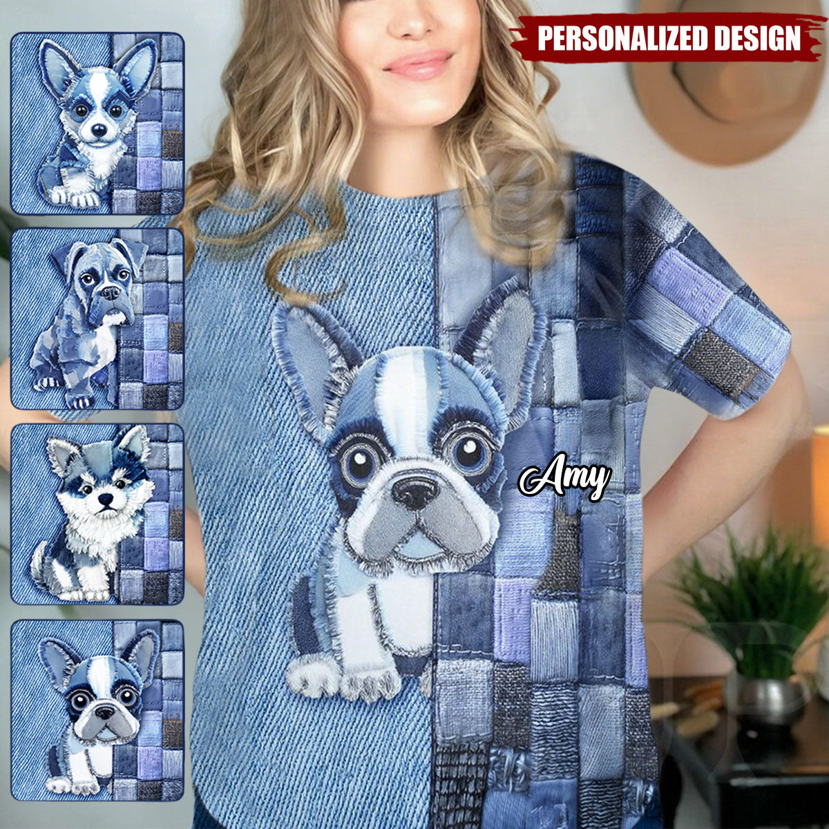 Personalized Dog All Over T-Shirt