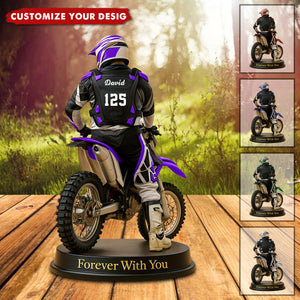 Personalized Motocross Racer Acylic Plaque